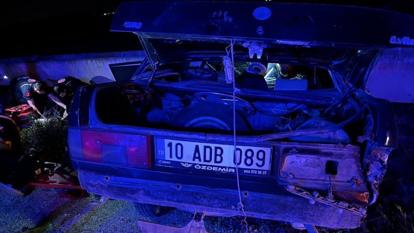 Gönen’de Gece Saatlerinde Kaza Paniği