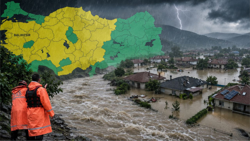 Balıkesir’de Sel Riski İçin Saat Verildi