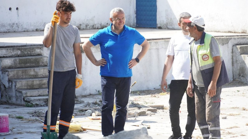 Başkan Semizel Sahada İncelemelerde Bulundu