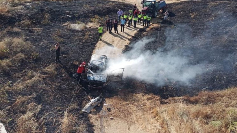 Balıkesir'de Otomobil Araziye Uçtu: 4 Yaralı