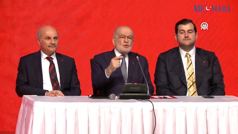Saadet Partisi Genel Başkanı Karamollaoğlu, İstanbul'da konuştu.
