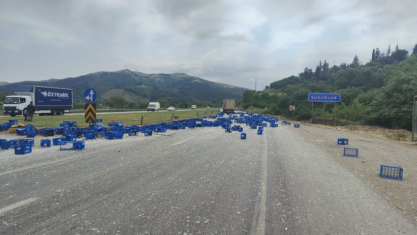 Balıkesir-Bursa Karayolunda Kaza!
