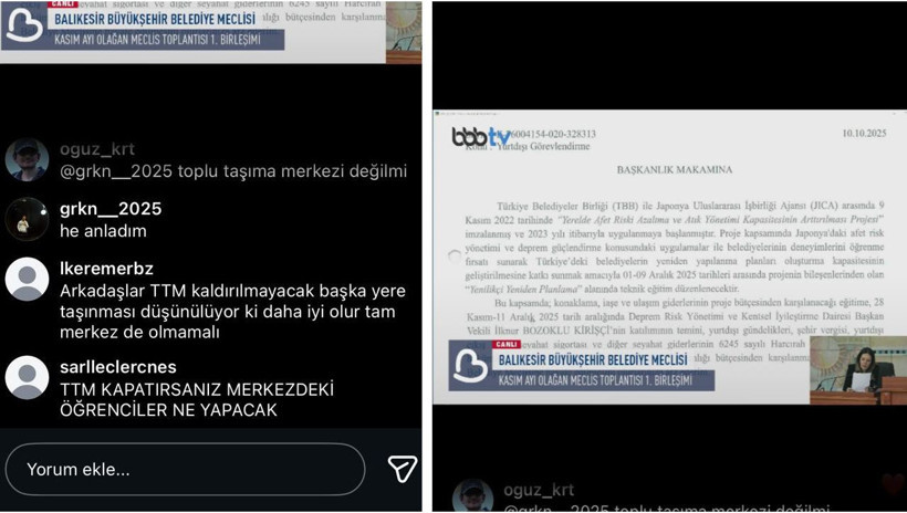 Balıkesir  Meclisinde Toplu Taşıma  Taşınıyor mu! Tartışma Yarattı