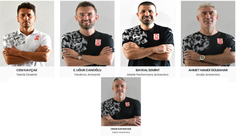 Balıkesirspor teknik kadrosu
