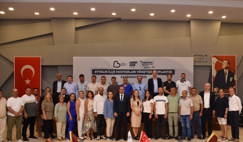 Ayvalık’ta Muhtarlar Söz Aldı, Talepler Masaya Yatırıldı