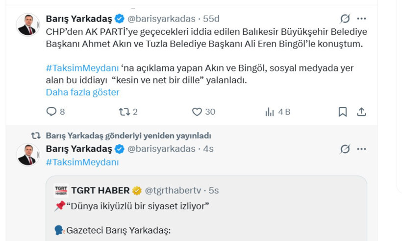 Ahmet Akın: “Swiss Otel’de Ak Partililerle görüşmedim” - 1. resim