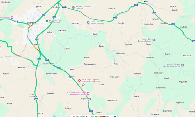 Balıkesir’de Trafik Yoğunluğu: Şehir Merkezinde Araç Yoğunluğu Arttı- 28 Kasım 2025