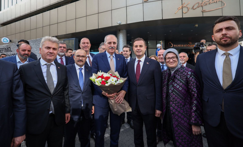 TBMM Başkanı Kurtulmuş Balıkesir Büyükşehir Belediyesi’ni ziyaret etti - Resim: 4