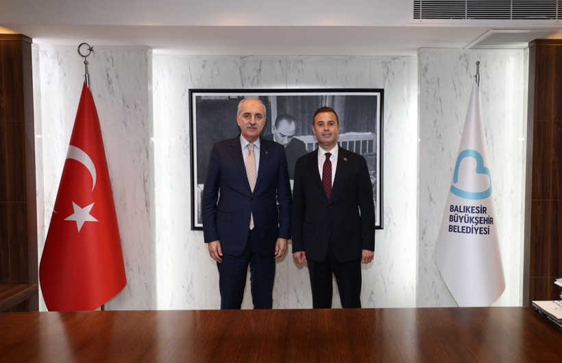 TBMM Başkanı Kurtulmuş Balıkesir Büyükşehir Belediyesi’ni ziyaret etti - Resim: 1