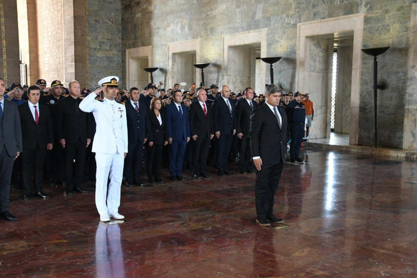 Balıkesir İtfaiyesinden Anıtkabir ziyareti - 1. resim