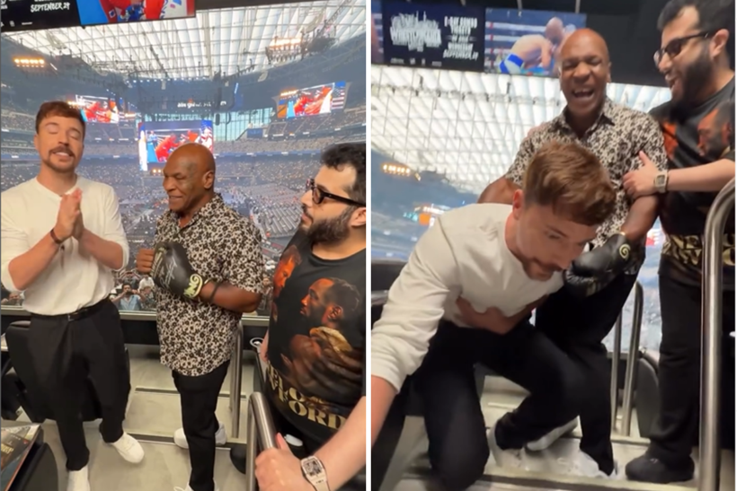 Mike Tyson, MrBeast’i Tek Yumrukta Yere Yıktı