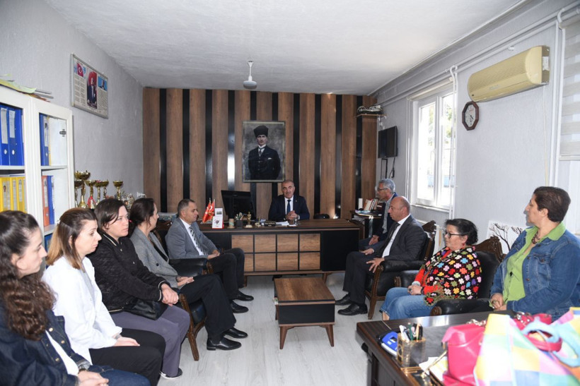 Ayvalık'ta Eğitim Çalışmaları ve Yeni Okul İnşaatları Yerinde İncelendi - 2. resim