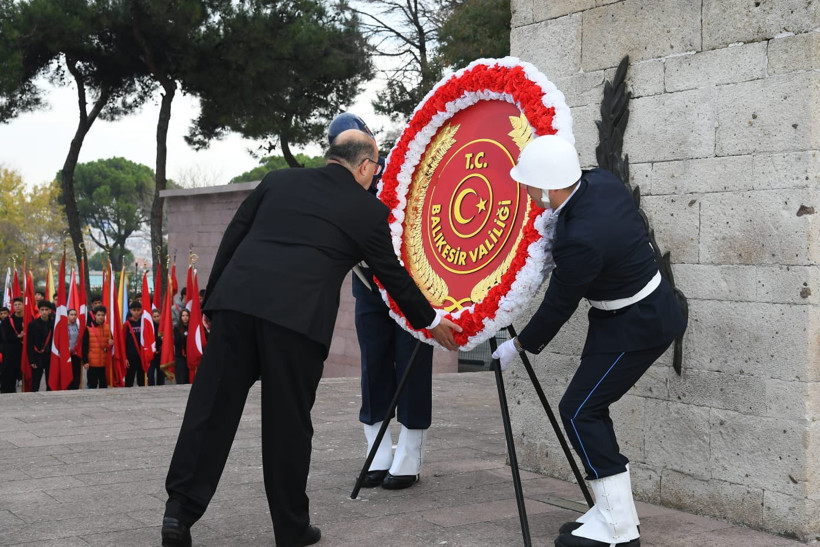 Balıkesir'de 10 Kasım Atatürk'ü Anma Etkinlikleri Başladı