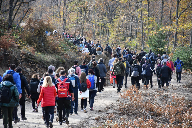 Büyükşehirden öğretmenler için doğa yürüyüşü etkinliği