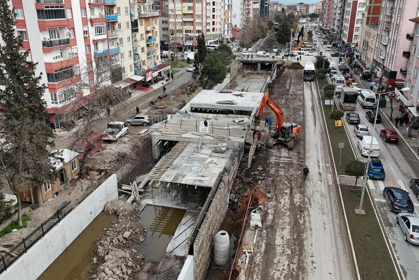 Karesi Çay Deresi Yol Çalışmalarına Şoförler’ den Tepki  