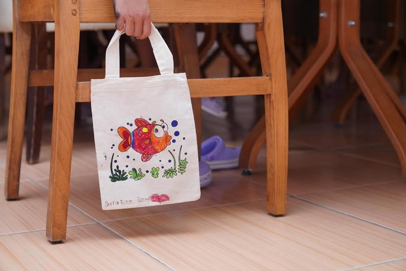 Gün boyunca çocuklar sanatla iç içe