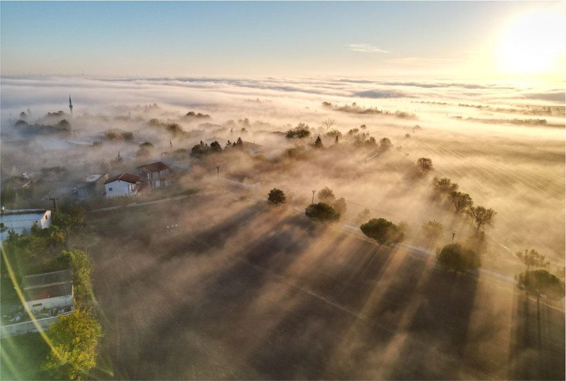 Marmara’yı Saran Sis Büyüledi: Tekirdağ’dan Görüntüler Kartpostallıktı - Resim: 8