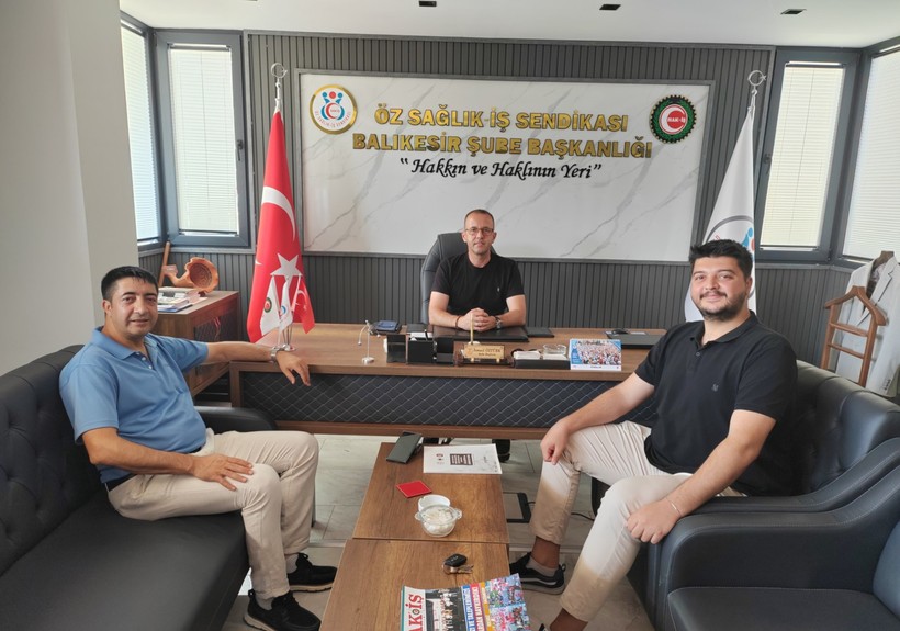 Sendika Başkanları Erzi ve Öztürk Bir Araya Geldi 