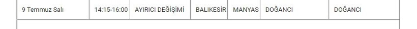 Manyas ve Kırsalında Elektrik Kesintisi Manyas ve Kırsalında Elektrik Kesintisi