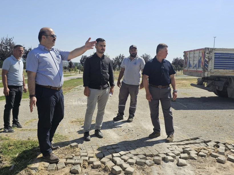  Başkan Lapanta, Çalışmaları Yerinde İnceledi
