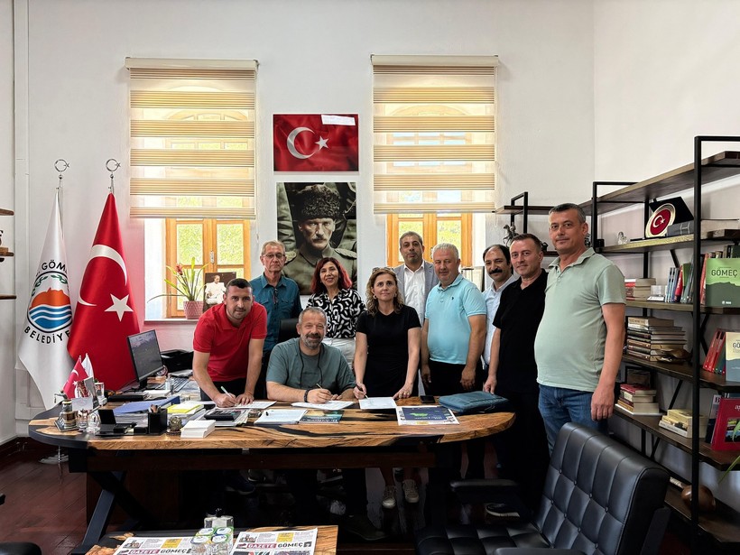  Gömeç Belediyesi ile DİSK Genel-İş Arasında Toplu İş Sözleşmesi İmzalandı