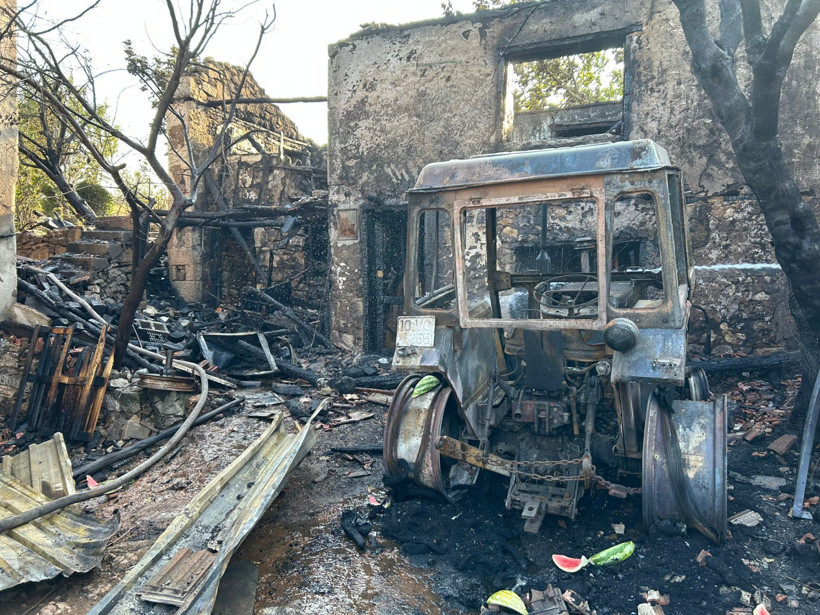 Dursunbey Adaören Mahallesi’nde Korkutan Yangın 