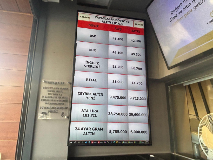 Yavaşçalar Döviz’de Günün Kurları - 2. resim