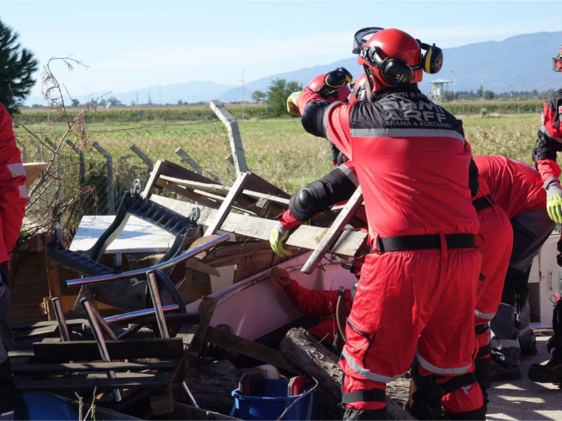 Balıkesir Kocaseyit Havalimanı'nda deprem ve yangın tatbikatı gerçekleştirildi - 4. resim