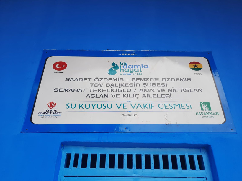 Türkiye Diyanet Vakfı ve Balıkesir Müftülüğü'nden Gana’ya 'Bir Damla Hayat' - 1. resim