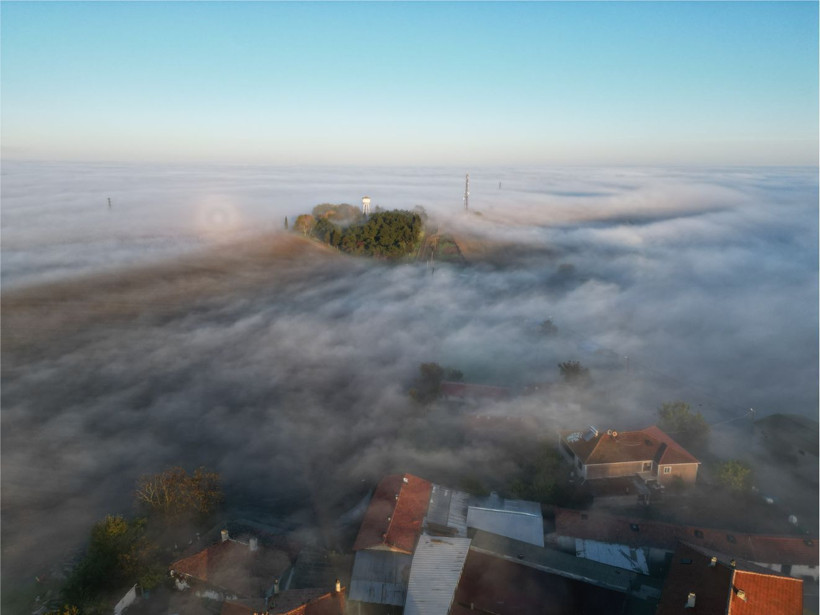 Marmara’yı Saran Sis Büyüledi: Tekirdağ’dan Görüntüler Kartpostallıktı - Resim: 5