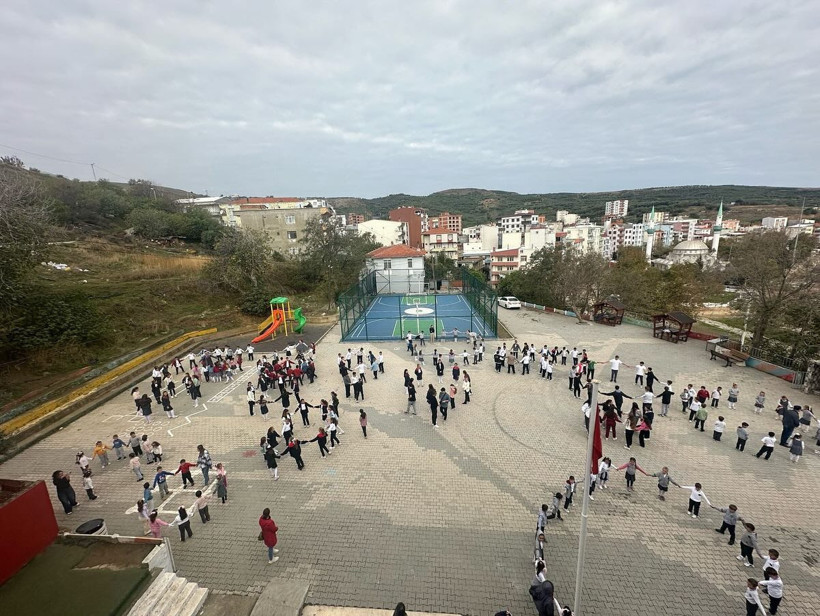 okulda deprem tatbikatı