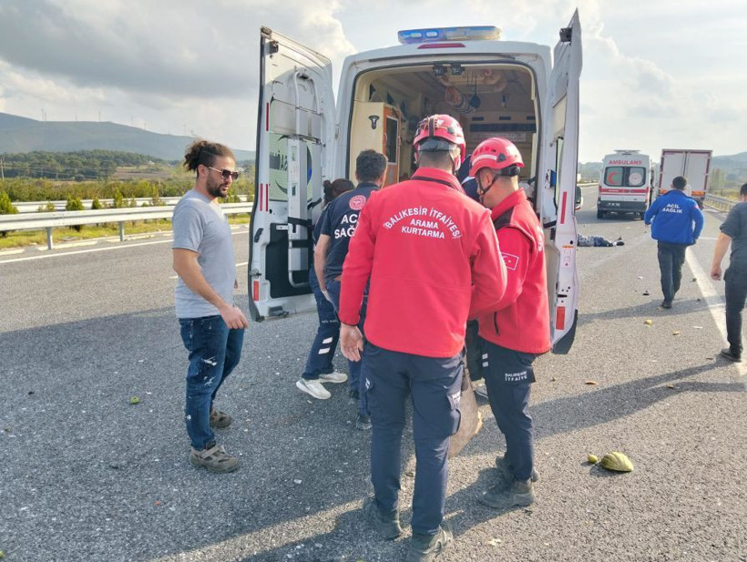 Balıkesir’de Otoyolda Korkunç Kaza! - Resim: 3