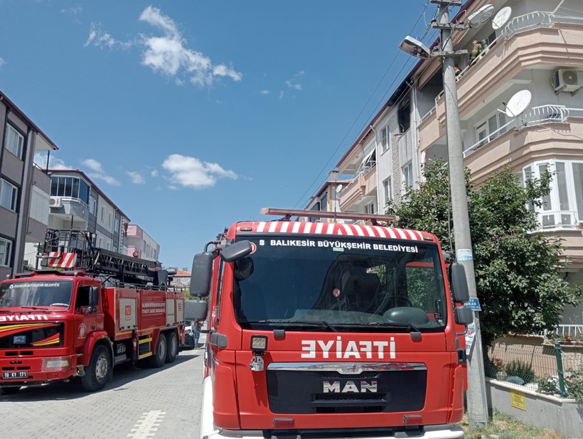 edremitte korkutan yangın