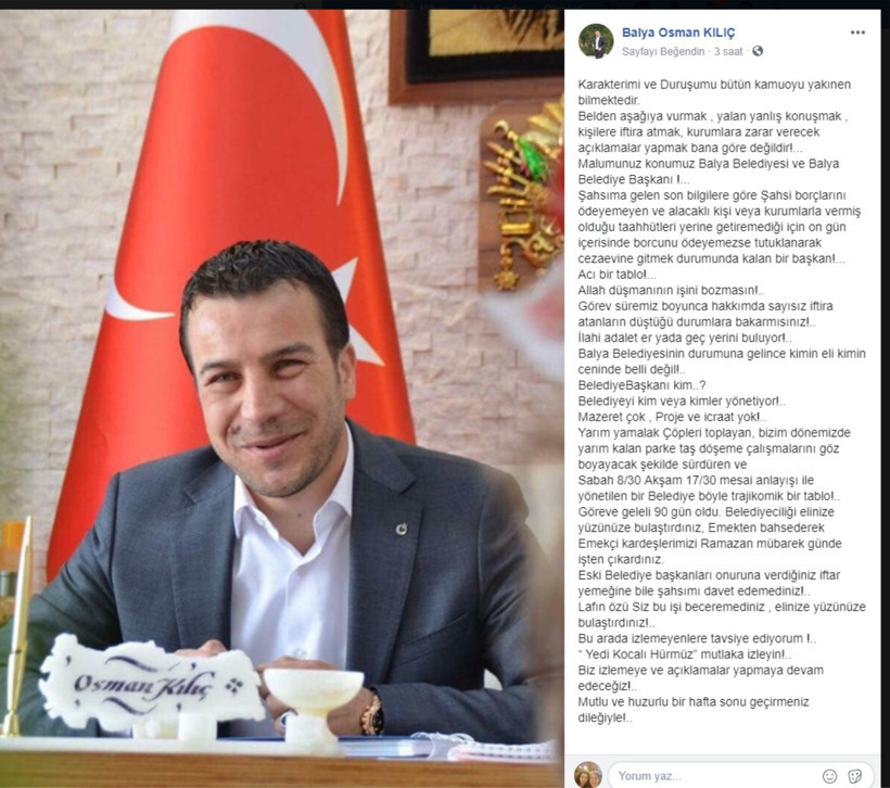 BALYA BELEDİYESİ'NDEN AÇIKLAMA GELDİ - 1. resim