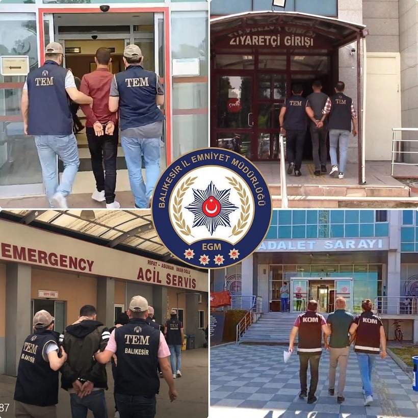  Balıkesir'de FETÖ Operasyonu