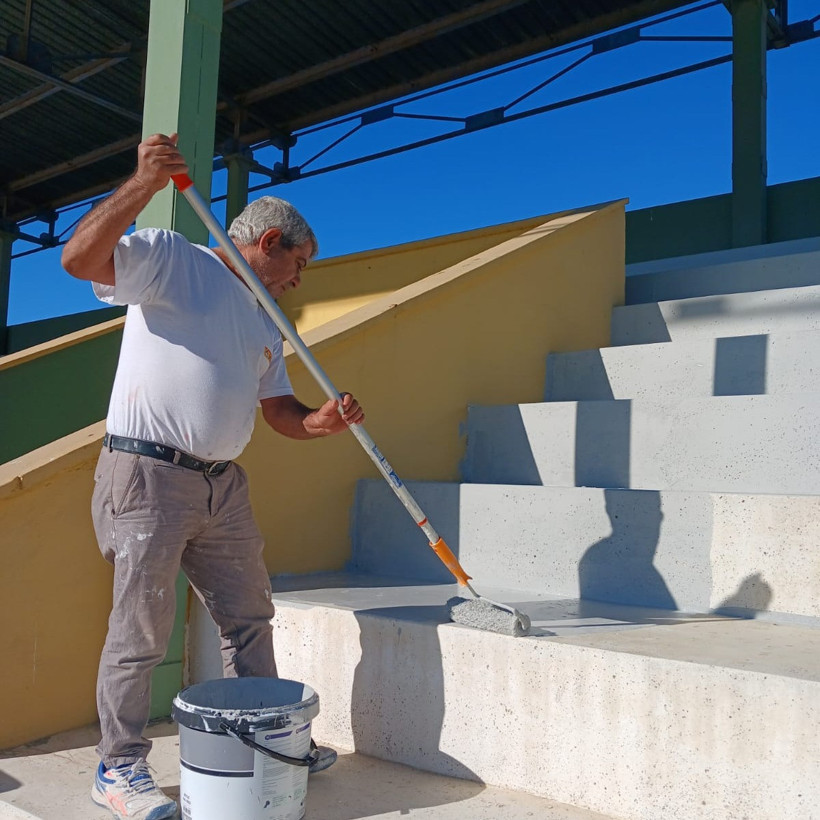 Edremit Belediyesi Şehit Hamdibey Stadyumu'nu Yeni Sezona Hazırlıyor - 2. resim