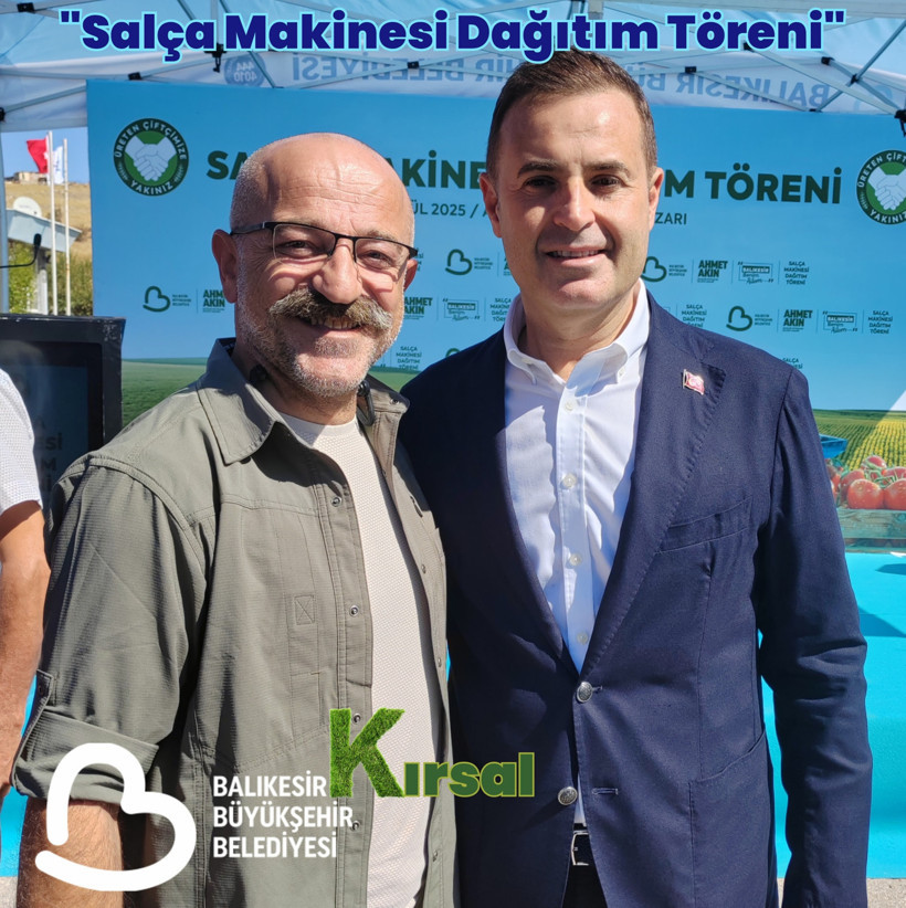 Balıkesir'de Salça Makinesi Dağıtım Töreni Gerçekleştirildi - 1. resim