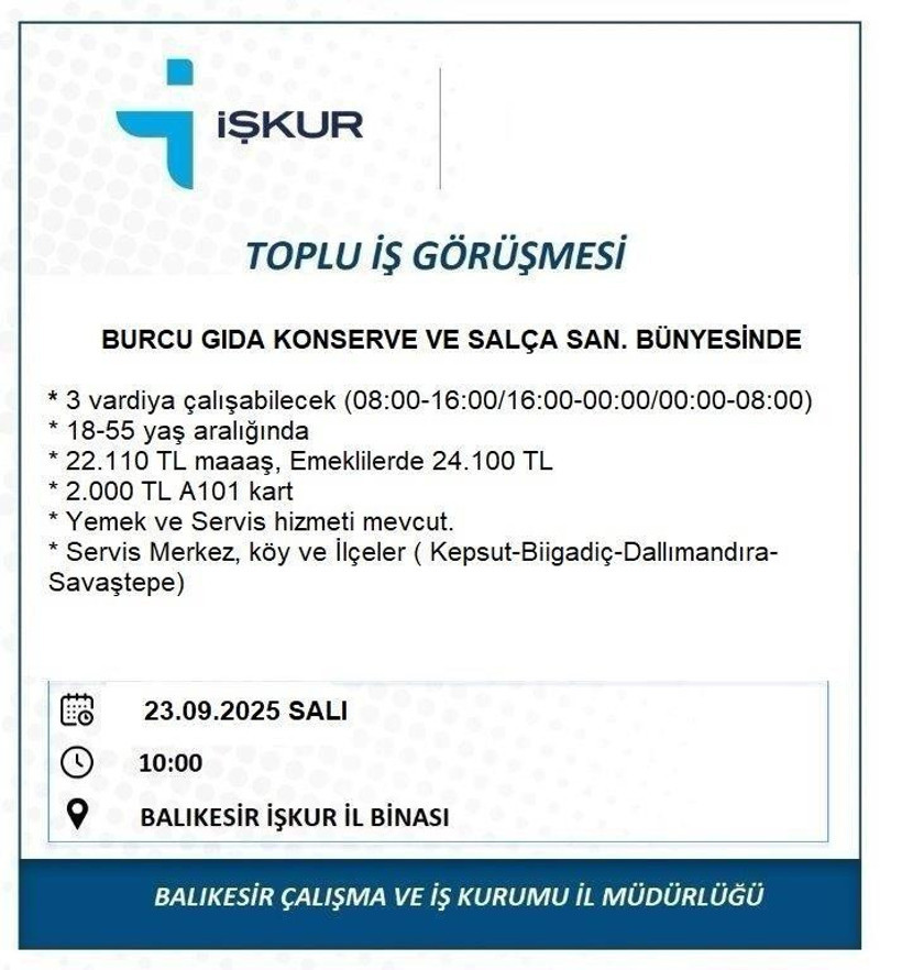 Balıkesir’de İş Fırsatları Genişliyor: Kimler Başvurabilir? - 4. resim