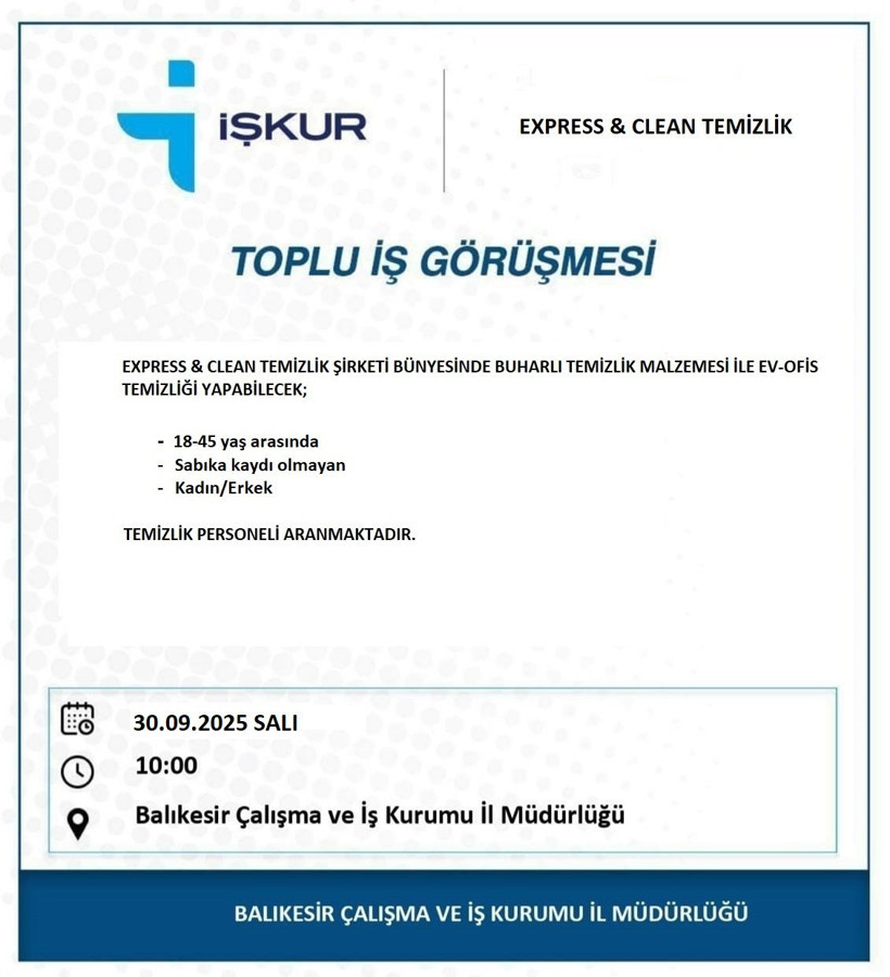 Balıkesir’de İş Fırsatları Büyüyor: Hangi Sektörler Eleman Arıyor?