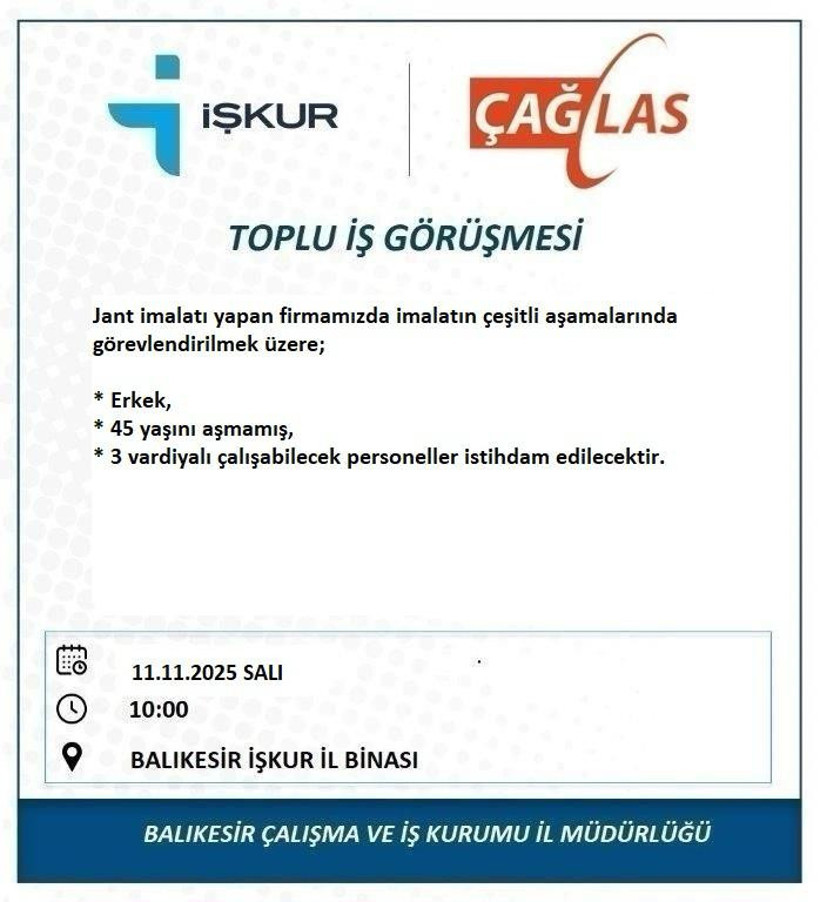 Balıkesir İŞKUR’da 6 Firmadan Toplu İş Görüşmesi