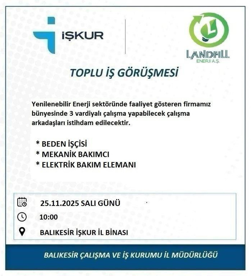 Balıkesir’de İş Fırsatları: Toplu Görüşmeler Başlıyor