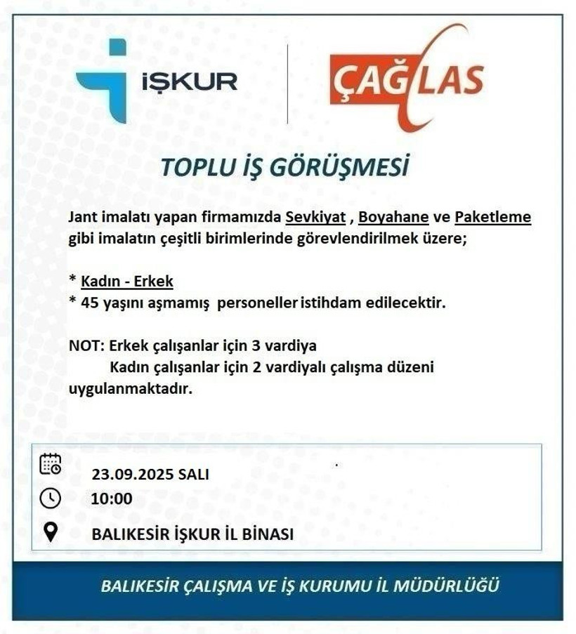 Balıkesir’de İş Fırsatları Genişliyor: Kimler Başvurabilir? - 9. resim