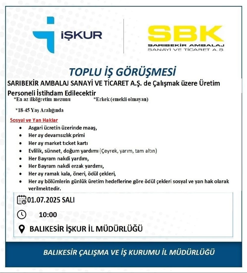 Balıkesir’de Toplu İş Görüşmeleri Başlıyor