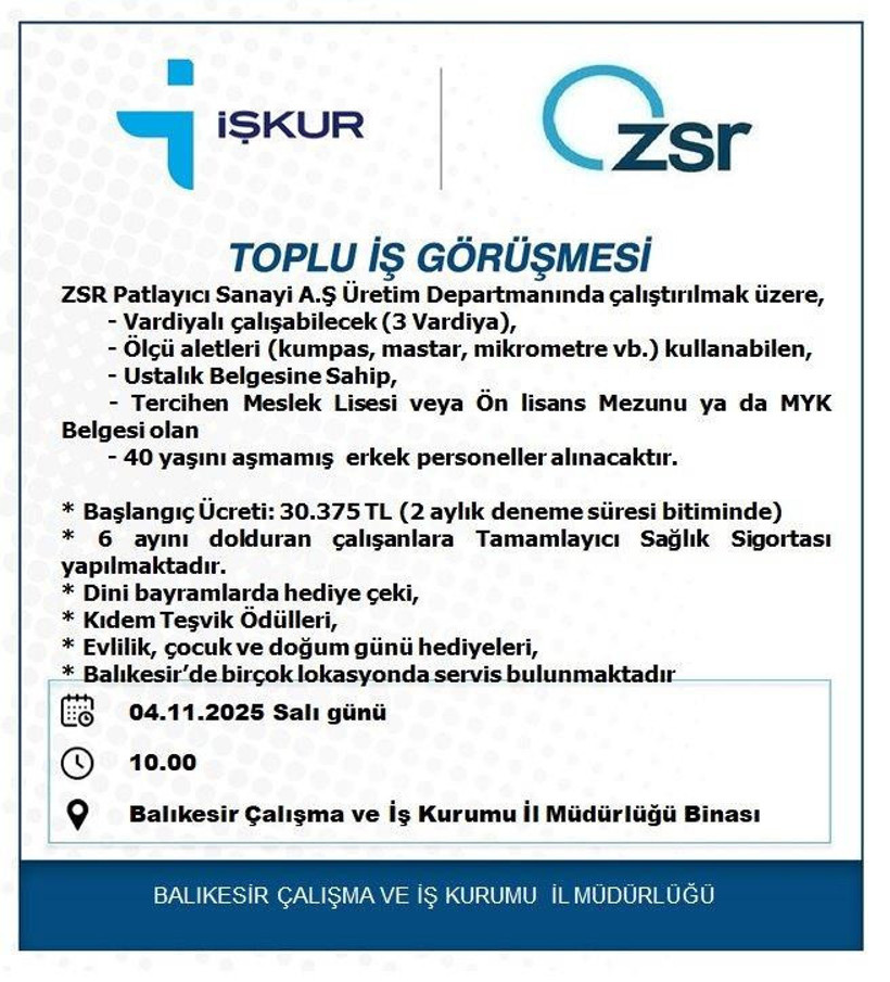 Balıkesir’de İş Fırsatları: Hangi Sektörler Eleman Arıyor? - 4. resim