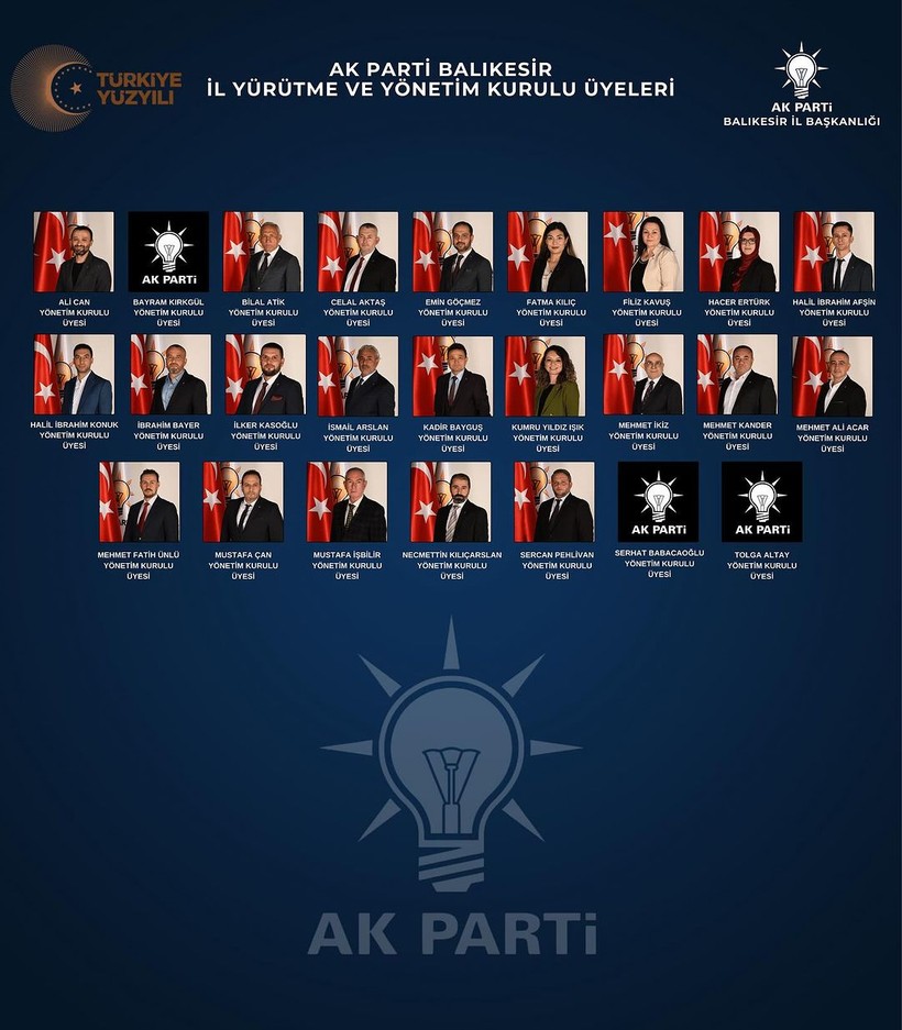 Balıkesir AK Parti İl Yönetimi Belli Oldu