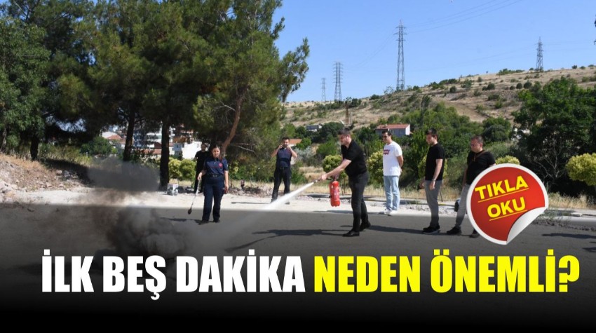 Büyükşehir’den Personele Yangın Eğitimi