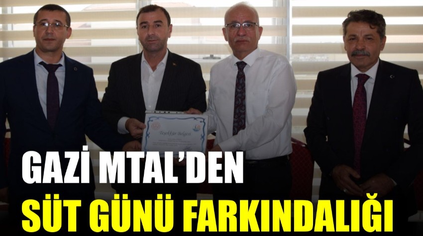 Gazi MTAL’den Süt Günü Farkındalığı