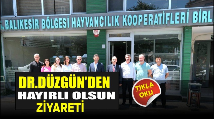 Tarım Müdürü Dr. Hüseyin Düzgün’den Haykoop’a Ziyaret