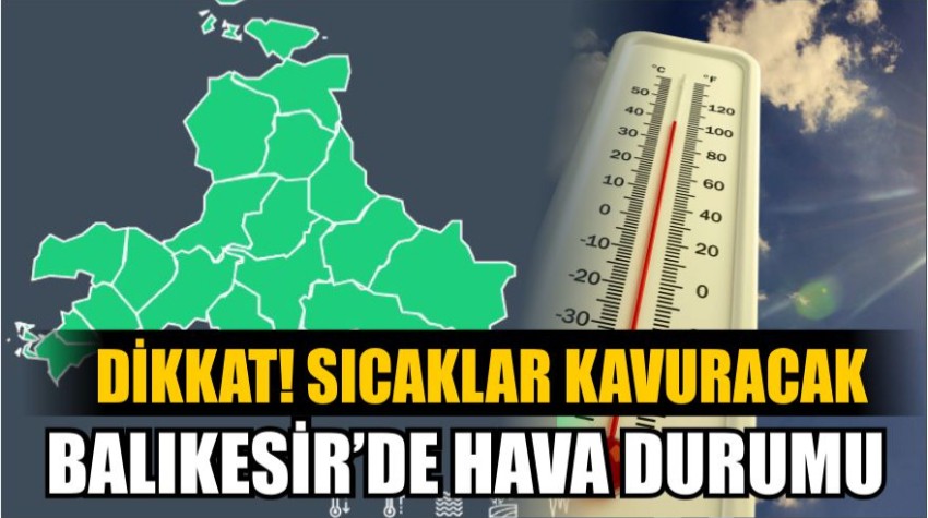 Güneşe Dikkat! Balıkesir’de Sıcak Alarmı Verildi