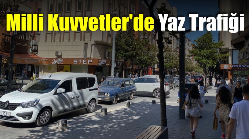 Milli Kuvvetler Caddesi’nde Trafik Yoğunluğu Artıyor